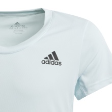 adidas Tennis-Shirt Club 3 Stripes #22 hellblau Mädchen